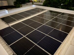 módulos do telhado inferior