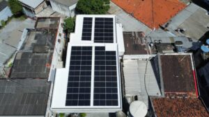 vista aérea da instalação completa zero e um